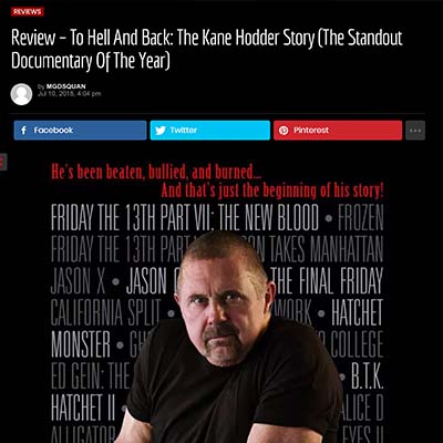 Review – To Hell And Back: The Kane Hodder Story (The Standout Documentary Of The Year)